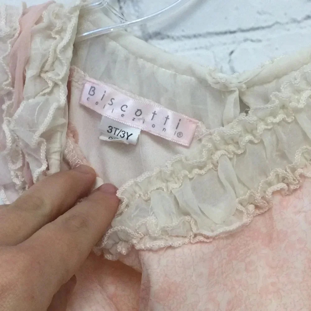Biscotti Collection 3T Pink Ruffle Dress - Picture 4 of 8